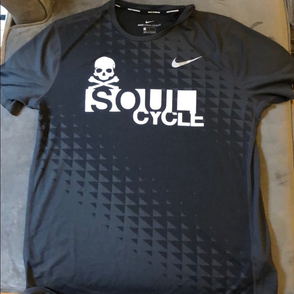 Soul cycle x Nike dry fit t shirt.